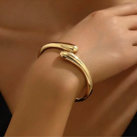 1pc Multicolor Symmetrical Double Droplet Shaped Fashion Bracelet, Sweet&Elegant - Picture 1 of 5